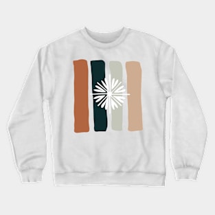 Abstract Print- Bohemian Collection Crewneck Sweatshirt